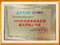 年度康复辅具品牌最具网络人气奖