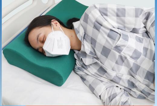 新型頭部減壓枕 幫助病人側(cè)臥時(shí)耳部完全置于中空區(qū)域內(nèi) 避免局部受壓 預(yù)防褥瘡